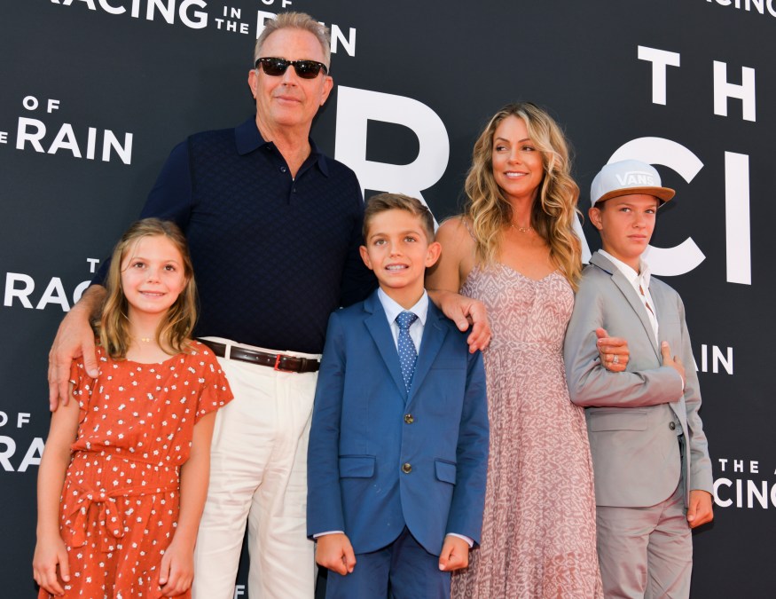 Kevin Costner and his kids