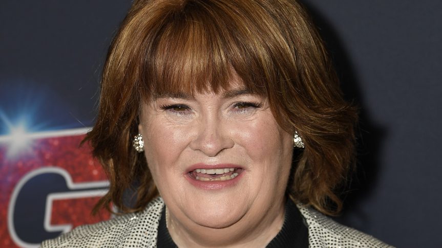 Susan Boyle on the red carpet