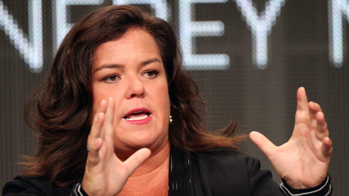 TV show host Rosie O'Donnell speaks during the 'The Rosie Show' panel during the OWN portion of the 2011 Summer TCA Tour held at the Beverly Hilton Hotel.