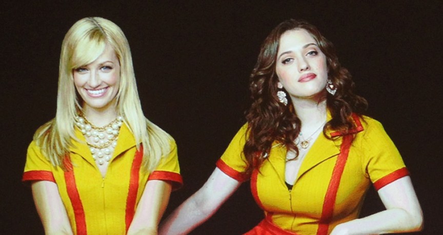 Behr Behrs and Kat Dennings in '2 Broke Girls'
