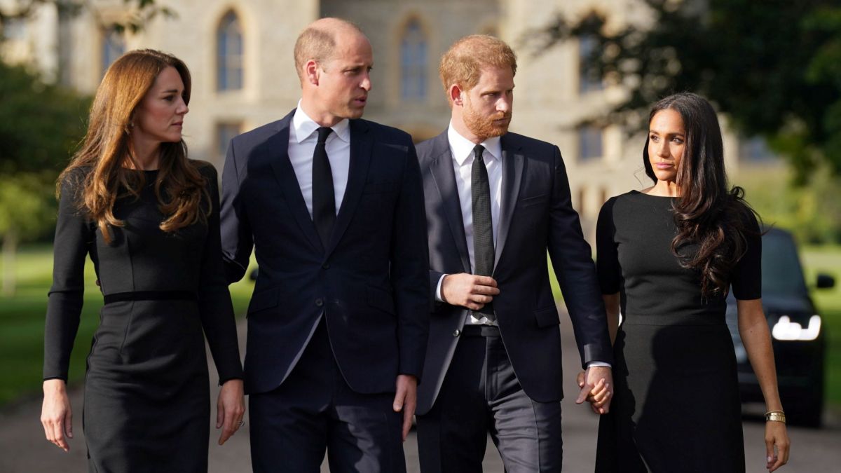 Prince William and Kate Middleton, Prince Harry and Meghan Markle
