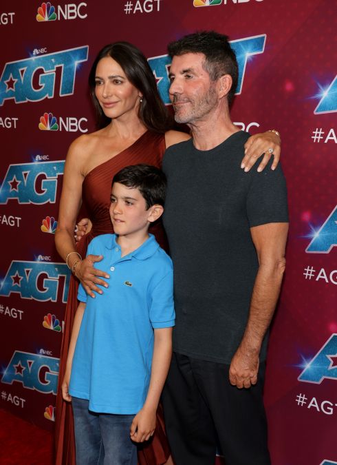 Lauren Silverman, Eric Cowell and Simon Cowell 