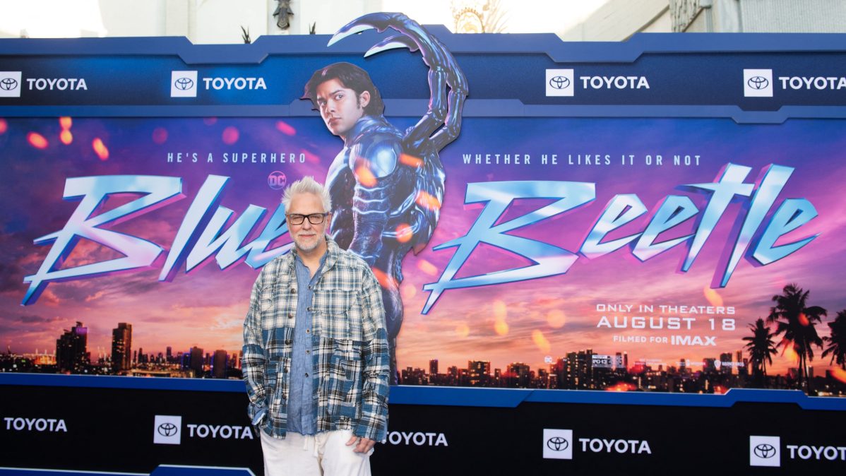 James Gunn at the Blue Beetle premiere