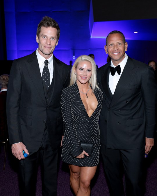 Tom Brady, Jaclyn Cordeiro and Alex Rodriguez