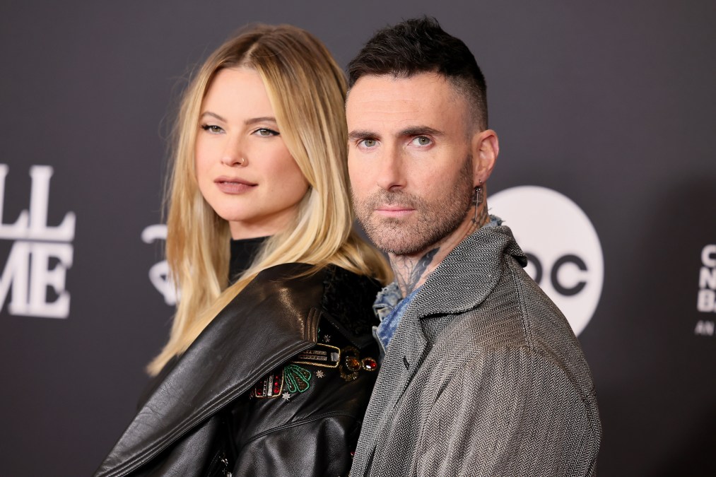 Behati Prinsloo and Adam Levine