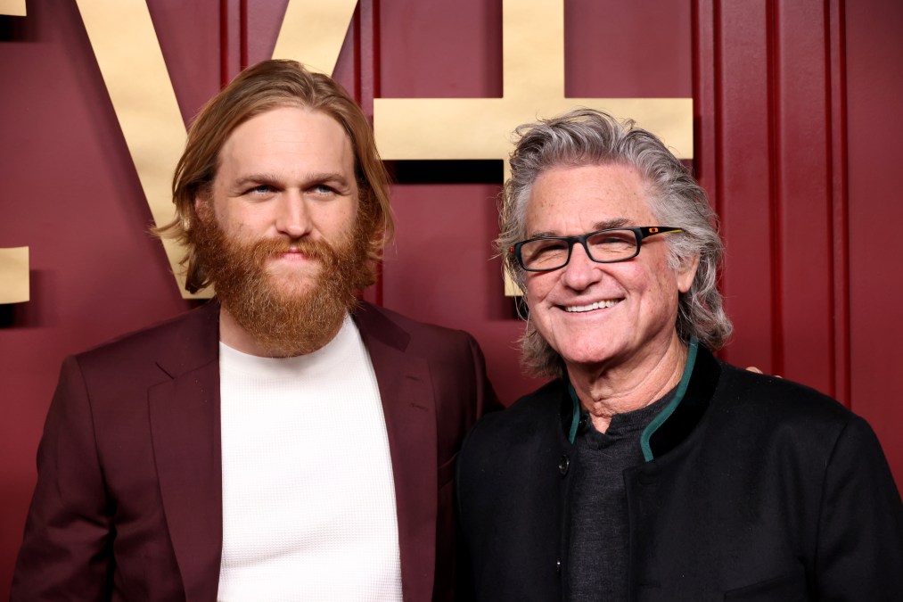Wyatt Russell and Kurt Russell