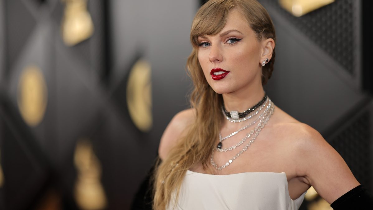 Taylor Swift attends the 66th GRAMMY Awards at Crypto.com Arena on February 04, 2024, in Los Angeles, California.