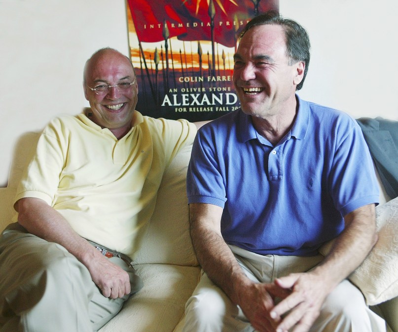 Moritz Borman and Oliver Stone.