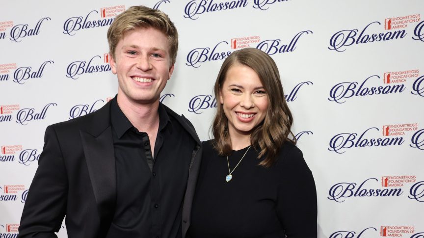 Robert Irwin and Bindi Irwin.