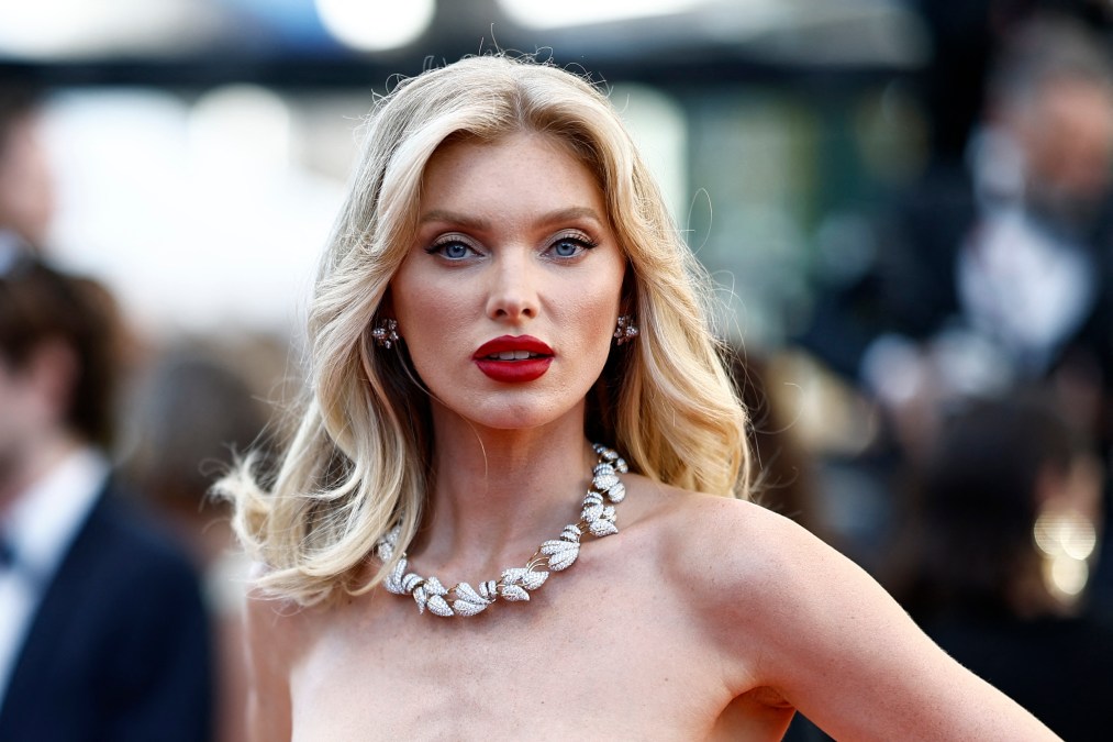Swedish model Elsa Hosk arrives for the screening of the film "Le Comte de Monte-Cristo" (The Count of Monte-Cristo) at the 77th edition of the Cannes Film Festival in Cannes, southern France, on May 22, 2024. (Photo by Sameer Al-Doumy / AFP) (Photo by SAMEER AL-DOUMY/AFP via Getty Images)