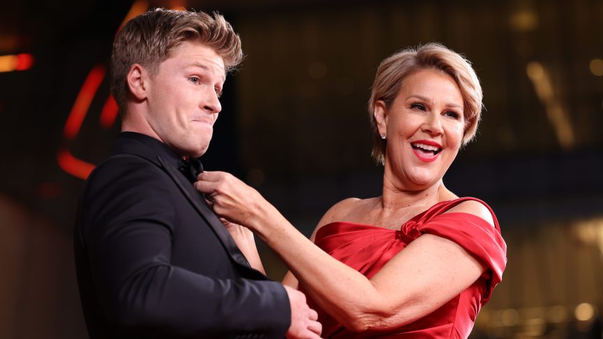 Robert Irwin and Julia Morris.