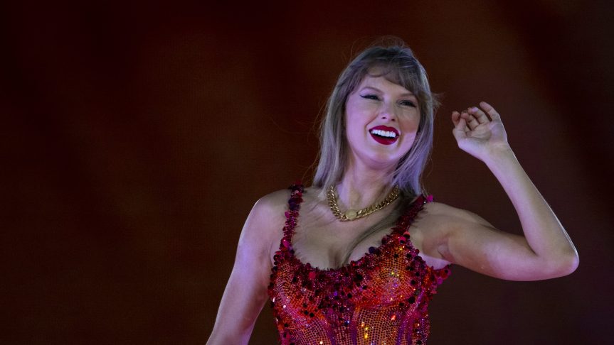 Taylor Swift is nominated for an Emmy for her concert film "The Eras Tour: The Final Show."