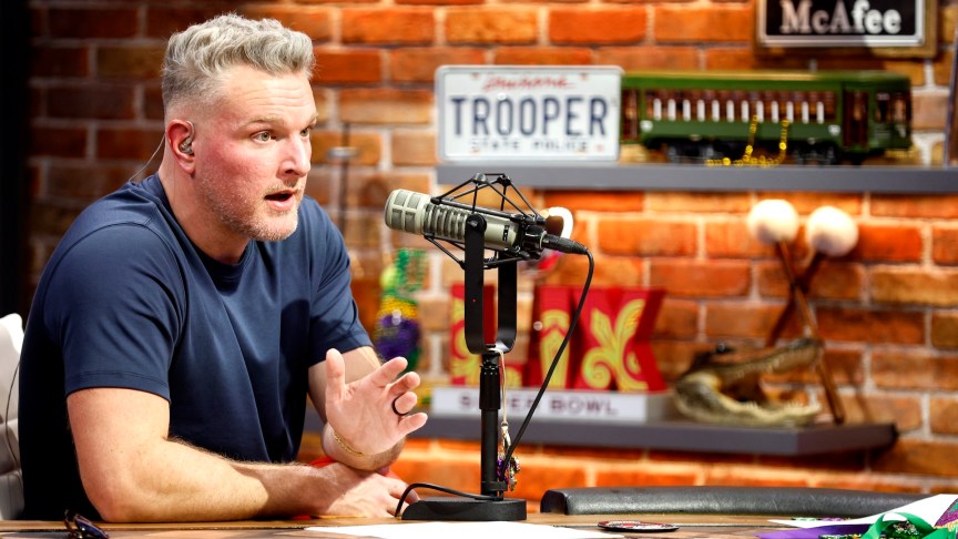 Pat McAfee in studio