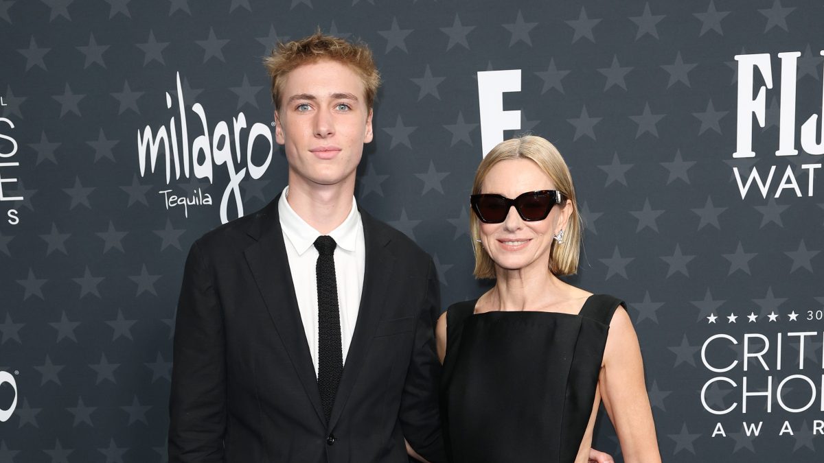Sasha Schreiber and Naomi Watts