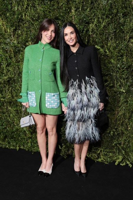 Scout LaRue Willis and Demi Moore.