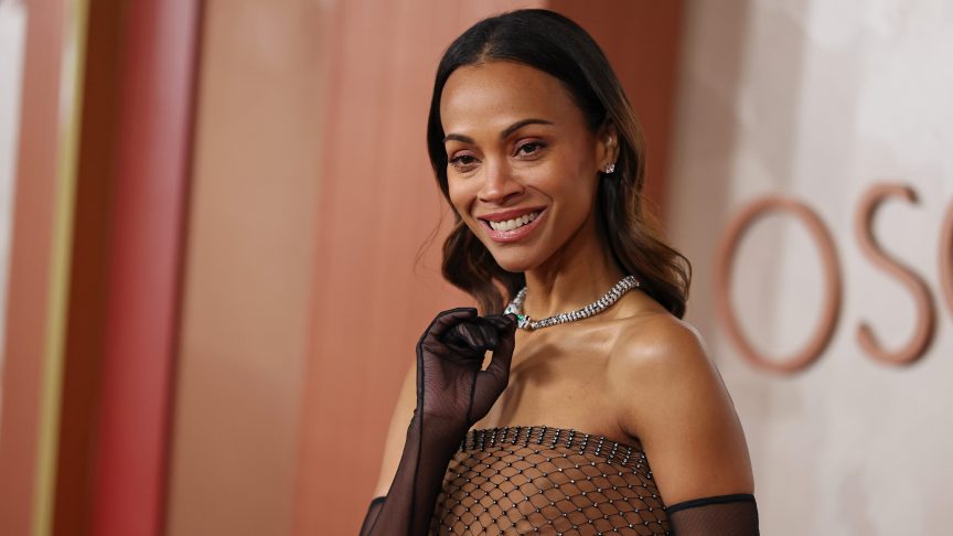 Zoe Saldana attends the 97th Annual Oscars at Dolby Theatre on March 02, 2025 in Hollywood, California.