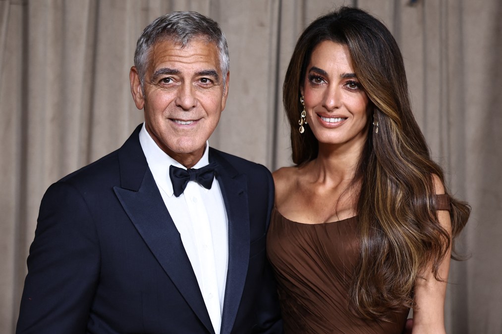 US actor George Clooney and Lebanese-British barrister Amal Clooney