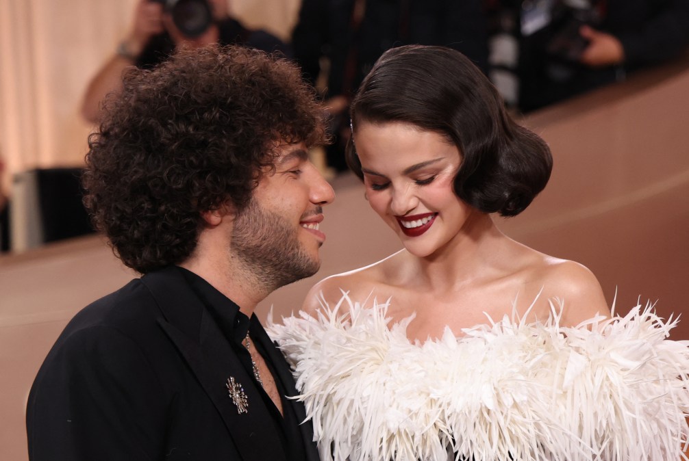 Benny Blanco and Selena Gomez.