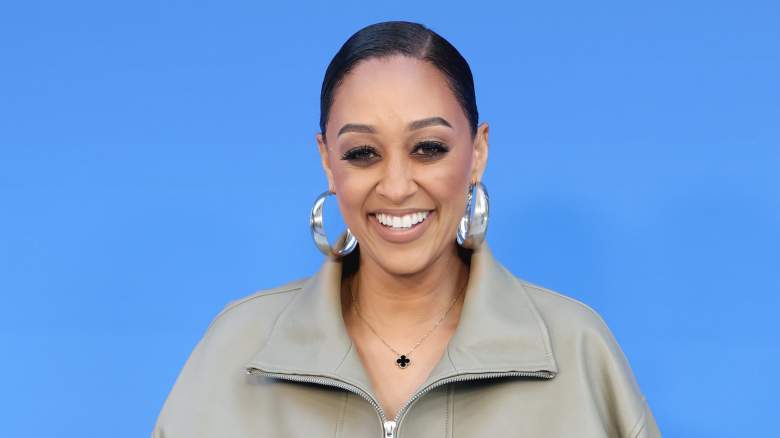 Tia Mowry smiling