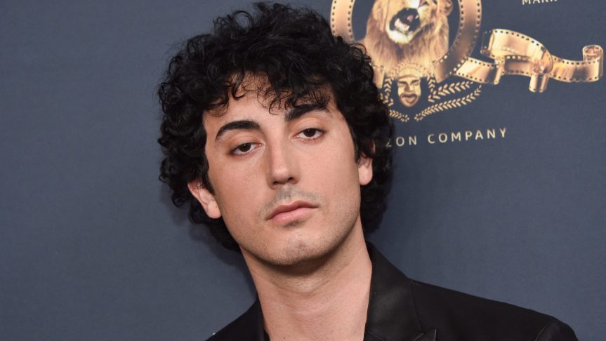 US actor Anthony Ippolito promotes the upcoming film "I Play Rocky" during the Amazon MGM Studios photo call during CinemaCon in Las Vegas, Nevada.