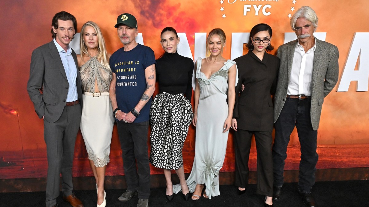 The 'Landman' cast attending a premiere event