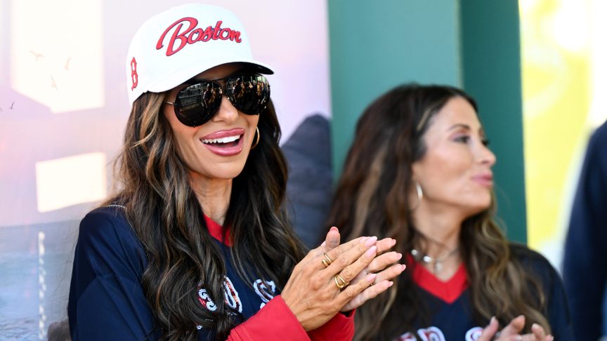 Rulla Pontarelli attends a Boston Red Sox game at Fenway Park in April 2026.