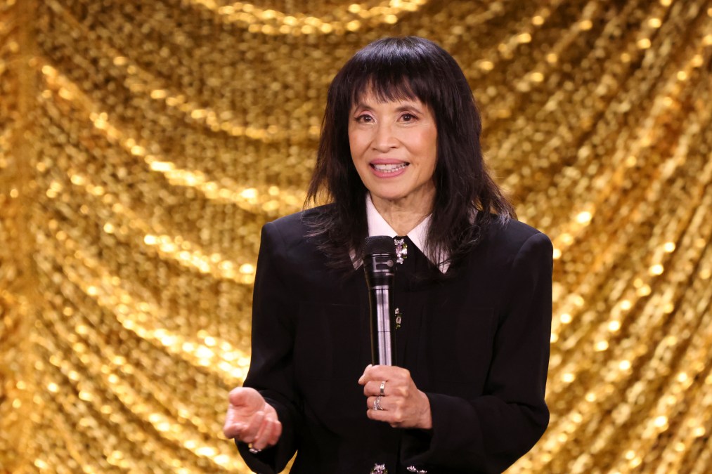 Lauren Tom onstage during Homeboy Industries' 2026 Lo Maximo Awards