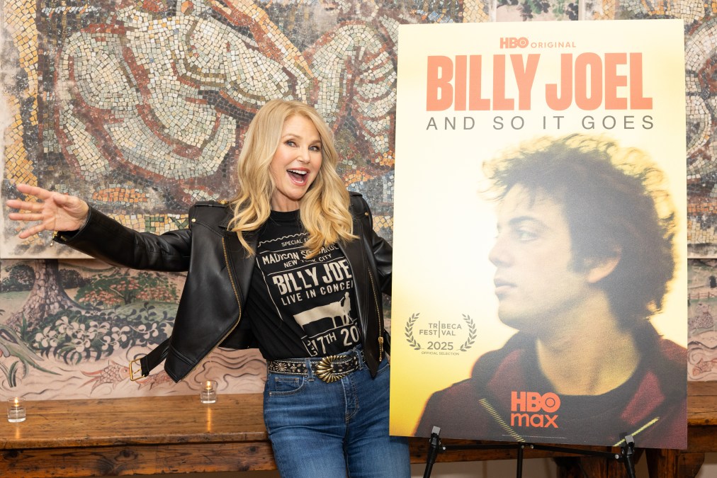 Christie Brinkley at the HBO Billy Joel: And So It Goes" event