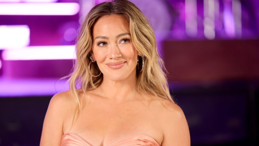 Hilary Duff smiling