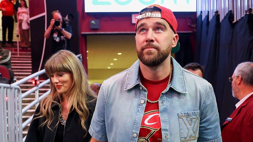 Taylor Swift and Travis Kelce
