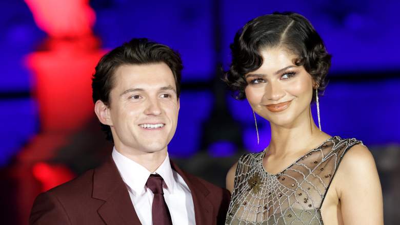 Tom Holland and Zendaya attend the "Spider-Man: Brand New Day" Rome Premiere evening photocall at Ponte Sant'Angelo on June 23, 2026 in Rome, Italy.