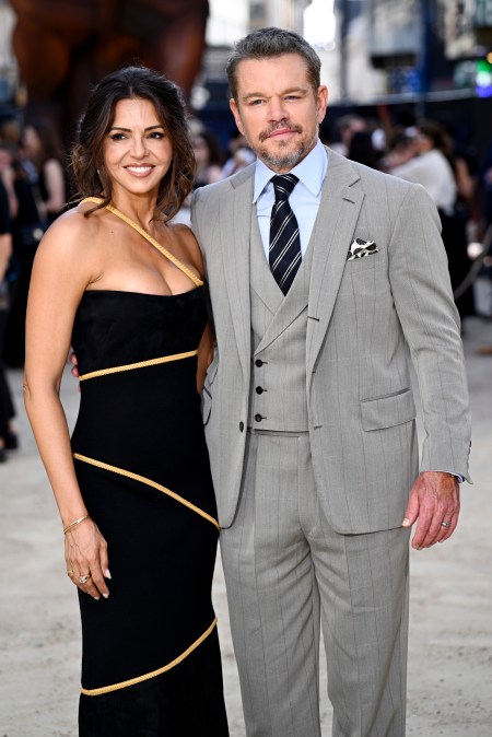 Luciana Damon and Matt Damon 