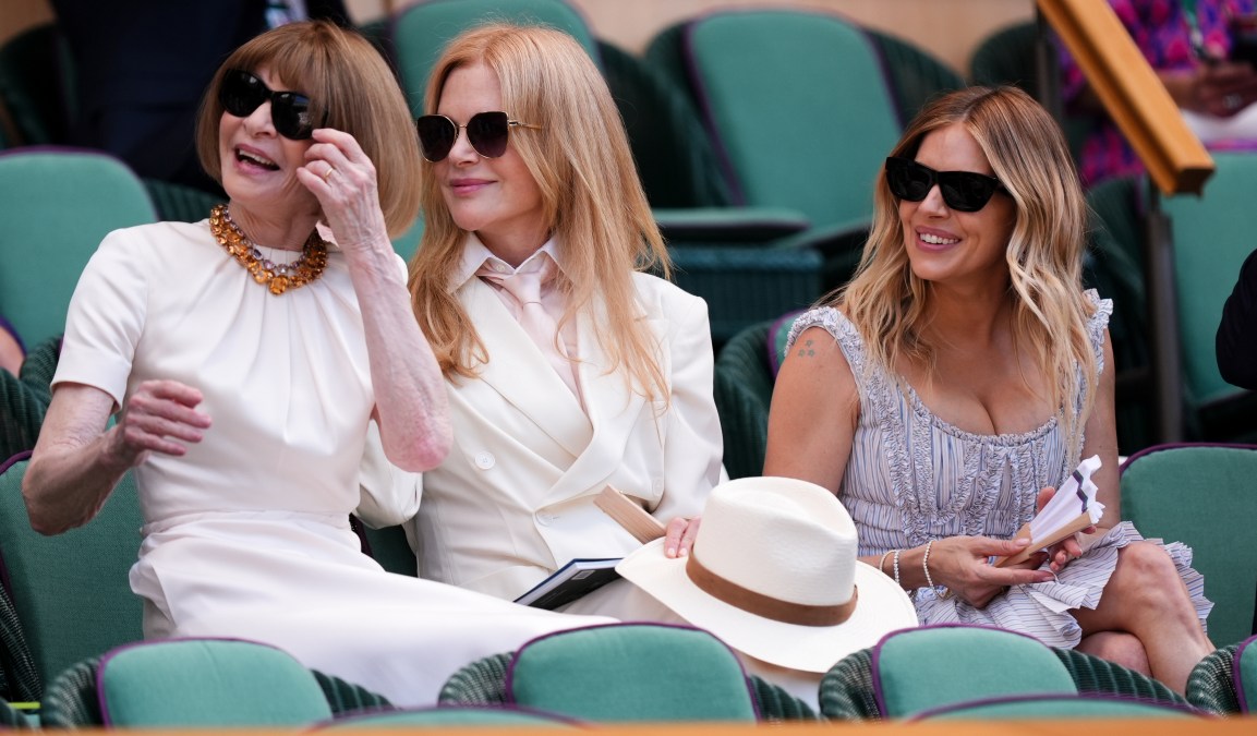 Nicole Kidman and Dame Anna Wintour with Sienna Miller