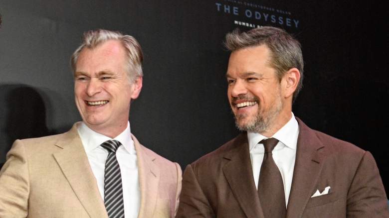 Christopher Nolan and Matt Damon