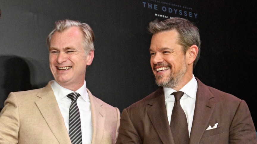 Christopher Nolan and Matt Damon