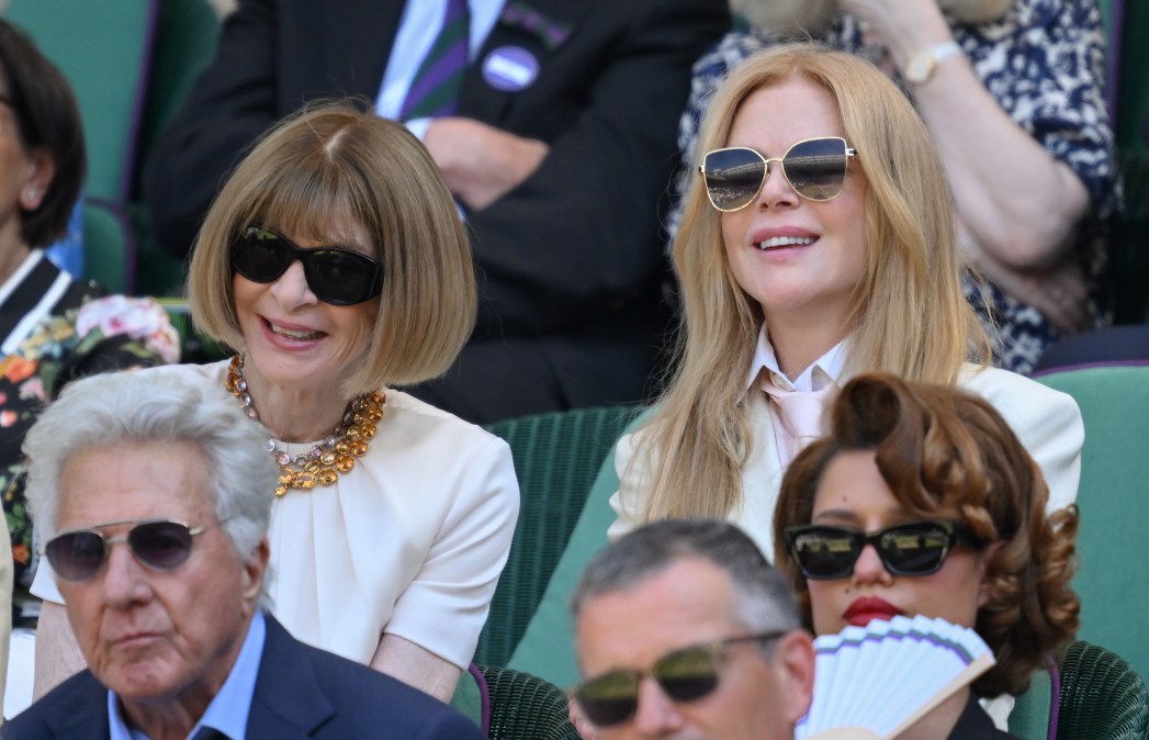 Anna Wintour and Nicole Kidman, wearing Ralph Lauren
