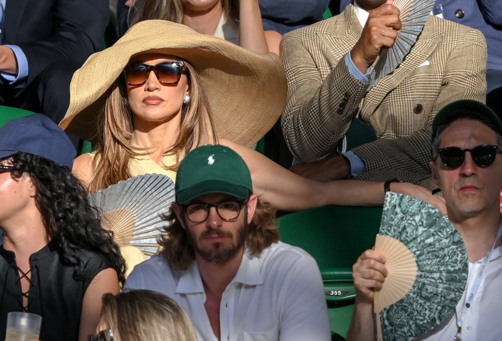 Jennifer Lopez, wearing Ralph Lauren
