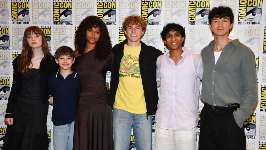Olive Abercrombie, Levi Chrisopulos, Tamara Smart, Walker Scobell, Aryan Simhadri and Charlie Bushnell