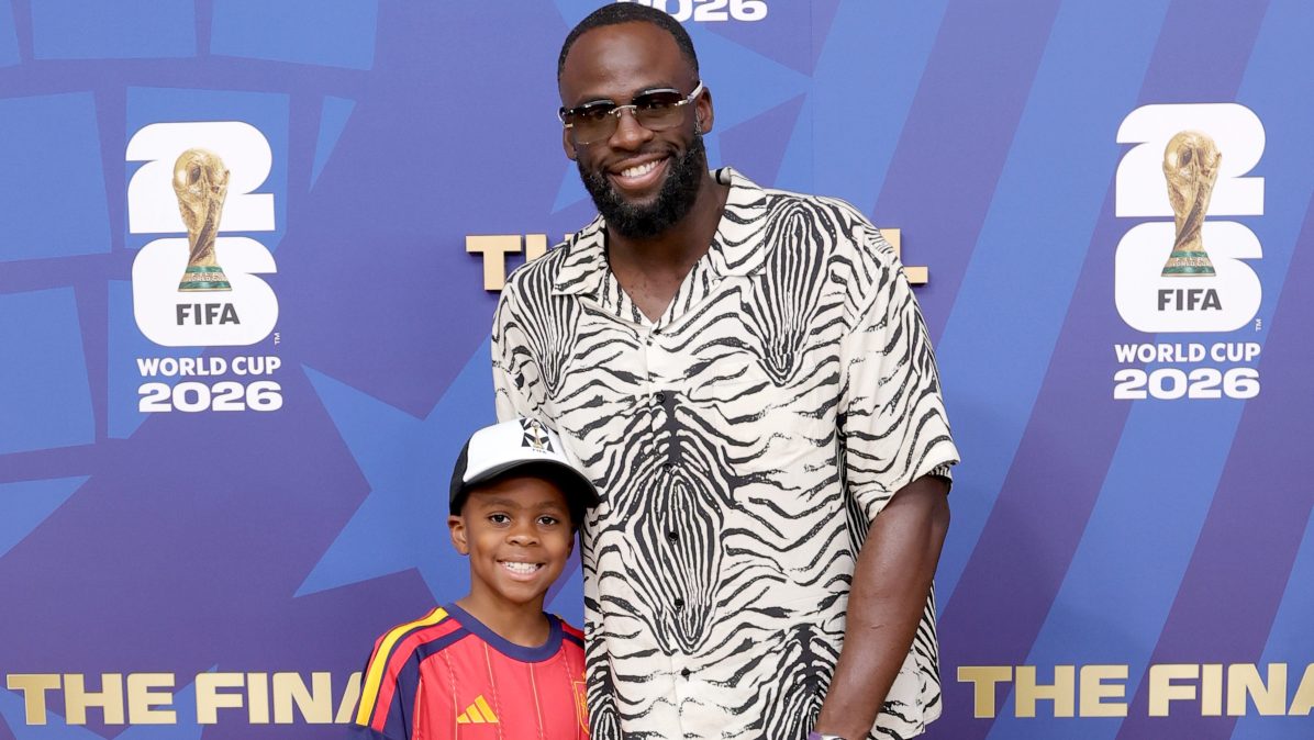 Draymond Jamal Green Jr. and Draymond Green at the red carpet.