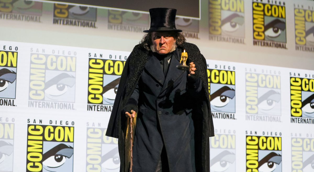 Johnny Depp attended the 2026 Comic Con stage.