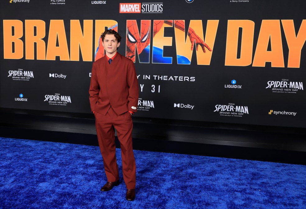 Tom Holland at the U.K. premiere of "Spider-Man: Brand New Day."