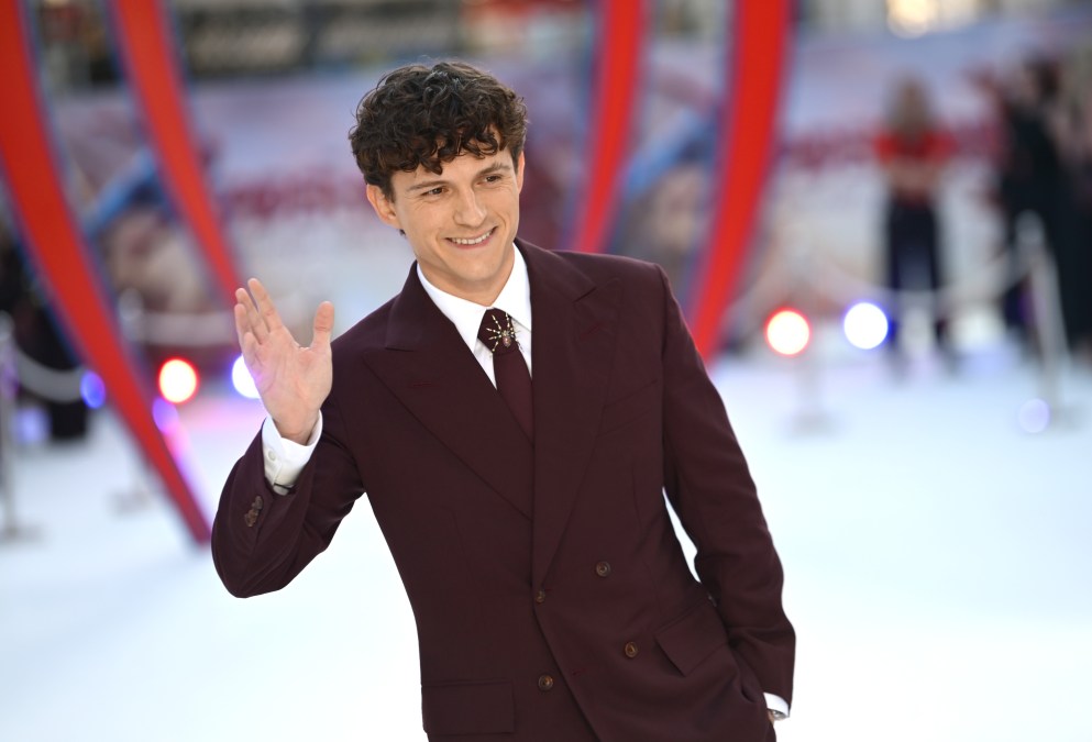 Tom Holland at the U.K. premiere of "Spider-Man: Brand New Day."