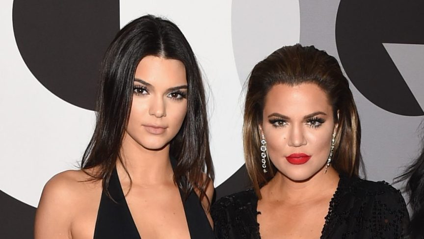 HOLLYWOOD, CA - FEBRUARY 08: (L-R) TV personalities Kendall Jenner, Khloe Kardashian, and Kylie Jenner attend GQ and Giorgio Armani Grammys After Party at Hollywood Athletic Club on February 8, 2015 in Hollywood, California. (Photo by Jason Merritt/Getty Images for Armani)