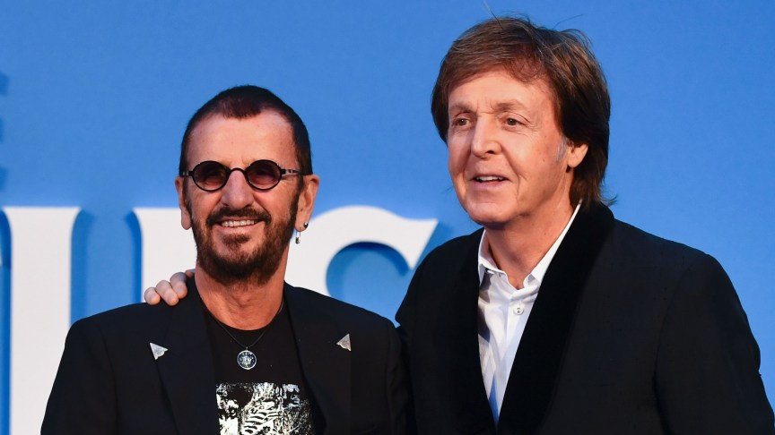 Ringo Starr and Paul McCartney