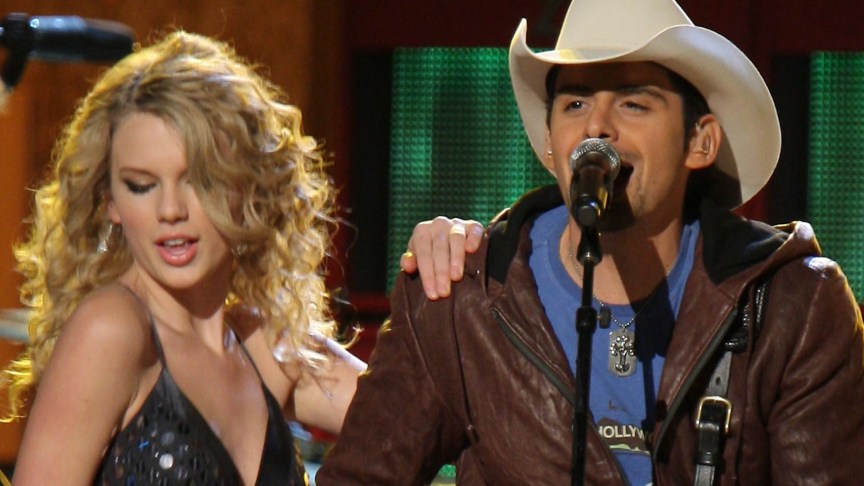 Taylor Swift with Brad Paisley