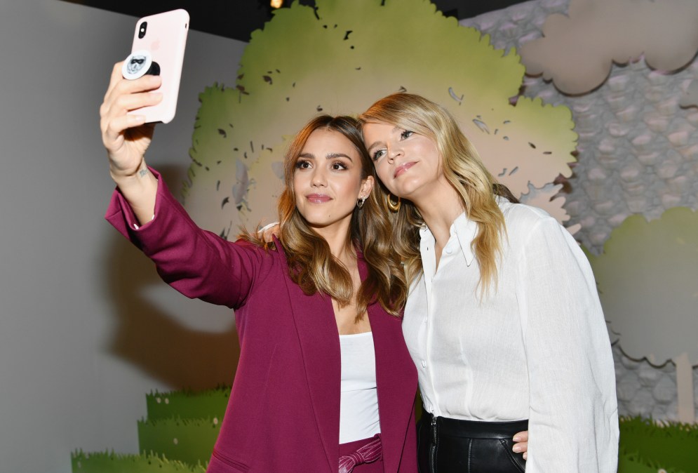 Jessica Alba and Kelly Sawyer.