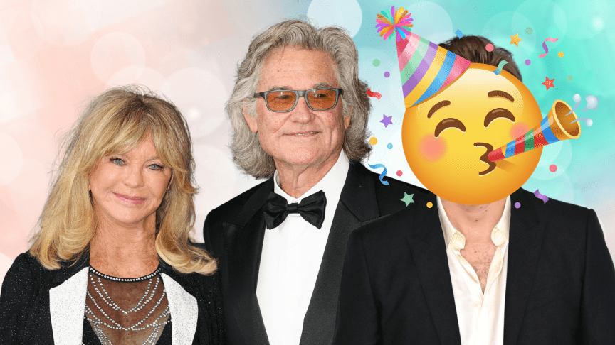 Goldie Hawn, Kurt Russell and Wyatt Russell