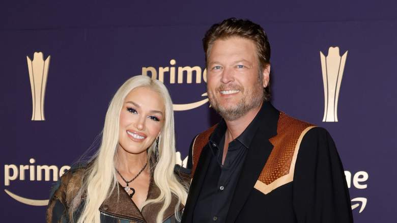 Gwen Stefani and Blake Shelton attend the 59th Academy of Country Music Awards at Omni Frisco Hotel at The Star on May 16, 2024