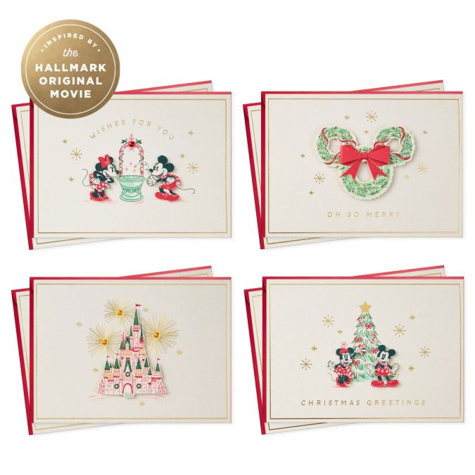 Hallmark + Disney Holiday Ever After Assorted Blank Christmas Cards