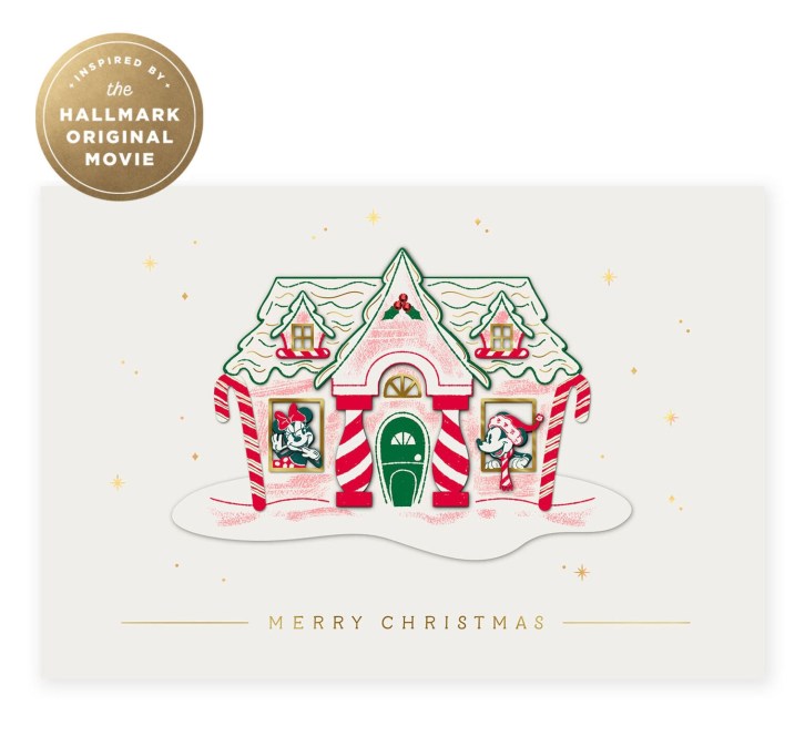 Hallmark + Disney Holiday Ever After Just the Sweetest Christmas Card